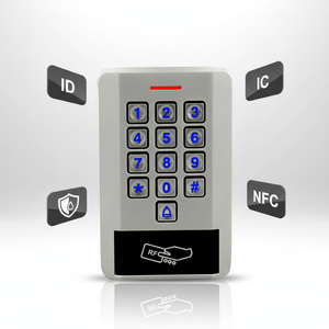 Clavier de contrôle <span class=keywords><strong>d</strong></span>'accès autonome en métal étanche / Claviers de porte EM+MF NFC <span class=keywords><strong>RFID</strong></span> pour l'entrée des bureaux - Product Image 1