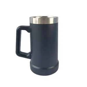 Wide Mouth Copo Originally Beer Cup Mug With Handle Stainless Steel Vacuum Beer Tumbler Cup
