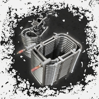 Évaporateur à serpentin en acier inoxydable 304, 1HP, 3HP, 5-20HP, pour refroidisseur d'eau