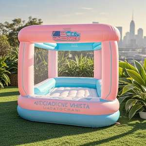 Оптовая продажа надувные горки замок прыжки надувные принцесса прыгающий замок - Product Image 4