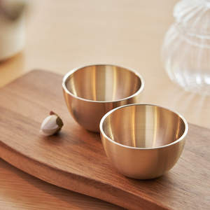 NOBBAN Ensemble de gobelets en bronze Bangjja Yugi de style coréen - Product Image 3