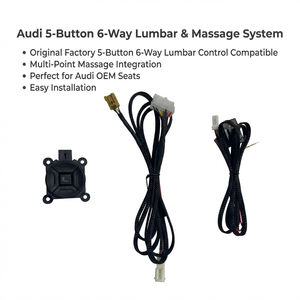 Kit de modification de massage à 10 points spécial <span class=keywords><strong>Audi</strong></span> A4L A6L Q5L Q7 A8L, accessoires de mise à niveau de siège contrôlés par interrupteur de style original - Product Image 3