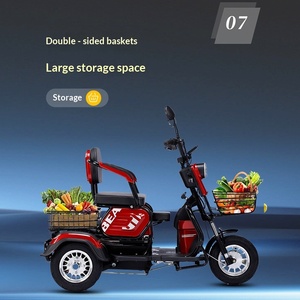 Tricycle électrique pour personnes âgées, transport de loisirs, mini-véhicule électrique domestique, <span class=keywords><strong>scooter</strong></span> électrique pour enfant, carrosserie ouverte - Product Image 4