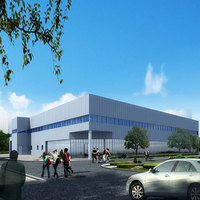 Fabricants de construction métallique de structure en acier préfabriquée, conception modulaire de voiture, stockage de structure en acier de garage