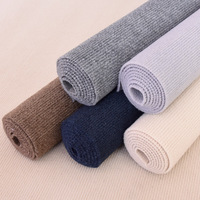 Tapis Jacquard rayé non tissé, fabriqué à la machine, à poils ras, antidérapant, lavable, moderne, pour salon, hôtel, couloir, scène, escalier, bureau