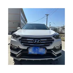 Xe SUV Hyunday Santafe 2.0T 7 Chỗ Ngồi 2018 Đã Qua Sử Dụng Màu Trắng Bán Hàng Xuất Khẩu