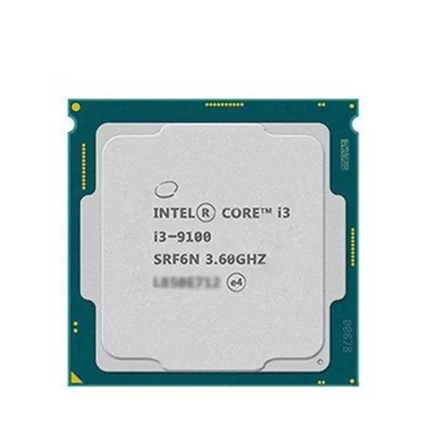 Core i3-9100 CPU 3.6GHz Quad Core 8.0GT/s 6MB FC LGA 1151 CPU 65W 6MB Cache Desktop Processor In Stock