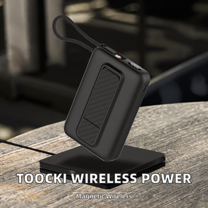 Toocki 15W <b>Type</b>-<b>C</b> Magnetic Wireless Power Bank with Fast Charging Real-Time Power Display & Neat <b>Cable</b> for Smart Devices - Product Image 2