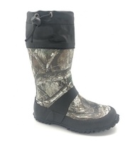 Enfants Confortables Camo Impression Bottes de Pluie En Caoutchouc Pour La Chasse