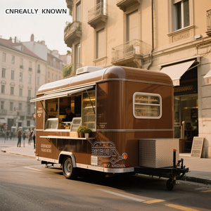 OEM Asian Portable <b>Bbq</b> <b>Trolley</b> Commercial Burger Stall Coffee Cart Mobile Snack Food Trailer Fully Equipped - Product Image 3