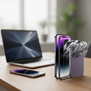 Protection d'écran de marque pour Apple iPhone 14 14Plus 14Pro 13 13Pro 13Max 12 12Pro 12Max, film de confidentialité en verre trempé 9H 0,33 mm - Product Image 2