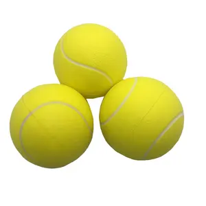 Toptan yumuşak köpük PU yumuşak uygulama tenis topu çocuklar için Anti stres topu promosyon topları