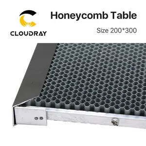 Cloudray CL45 CO2เครื่องเลเซอร์ชิ้นส่วนเครื่องจักรกลรังผึ้งโต๊ะทำงาน900*600 1300*900 1600*1000มม