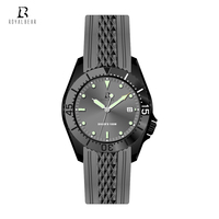 Montre de plongée mécanique et automatique en acier inoxydable, montre de luxe, pour la plongée sous-marine, oem, 100m, 1 2 3 5 10 30 ATM