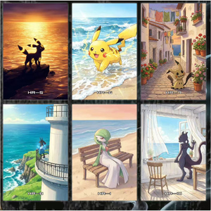 YQ Fan Art Pokemoned Elf Le <span class=keywords><strong>Gos</strong></span> Gold Painting Blind Bag Premium Chinese Super Art Kaarten Origineel Board Cards <span class=keywords><strong>Go</strong></span> Game Paper - Product Image 4