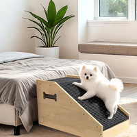 Rampe universelle en bois pour chiens - Antidérapante - Auxiliaire pour chiens de petite et grande taille