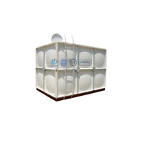 Réservoir d'eau modulaire en PRV de haute qualité, réservoir de stockage en fibre de verre de 10 000 litres pour eau de pluie