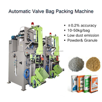 Machine de conditionnement automatique de sachets à valve pour épices et assaisonnements de 20 kg, équipement de pesage et de remplissage de sachets à valve en céramique adhésive entièrement automatique