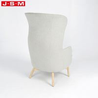 Salon moderne de luxe chambre à coucher maison loisirs fauteuil de loisirs en tissu velours chaise de loisirs