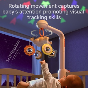 Tumama Kids Crib <strong>Mobile</strong> Toys Plush Sleep Projection Bed Bell Toy Bluetooth &amp; Remote Control Hang Rattle Baby <strong>Cot</strong> <strong>Musical</strong> <strong>Mobiles</strong> - Product Image 6