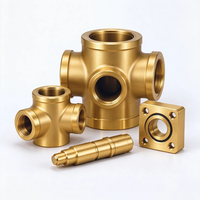 Pièces en laiton usinées CNC de haute précision, corps de vanne hydraulique et raccords en cuivre sur mesure fabriqués selon un dessin