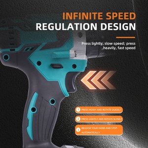 Máy khoan không dây Lithium-ion thiết kế mới, tốc độ biến thiên, đa chức năng - Product Image 5