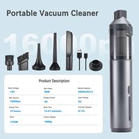 Mini aspirateur à main sans fil Portable 120W puissant appareil portable en plastique pour la maison et le nettoyage de la poussière et de la voiture