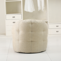 Meuble en tissu de coton et lin style marocain, chaise, sac à haricots, mobilier de salon