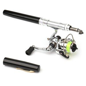 Portable <strong>Fishing</strong> Pole <strong>Rod</strong> &amp; Spinning Reel Combo Kit <strong>Pocket</strong> Collapsible <strong>Mini</strong> <strong>Pen</strong> <strong>Fishing</strong> Pole - Product Image 2