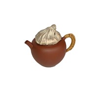 Bouteilles d'eau écologiques en rotin tressé à la main avec boucle, design bionique moderne, théière Kung Fu portable pour la maison et cadeau de fête