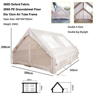 China Factory Günstige 2 4 6 Personen Wasserdicht Atmungsaktiv Tragbar Aufblasbar Familien Camping Zelt Für Wandern im Freien - Product Image 2
