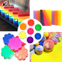 Colorants fluorescents solubles dans l'eau, poudre de pigments néon pour la fabrication de savon, la fonte de cire, les bougies, l'art de la résine