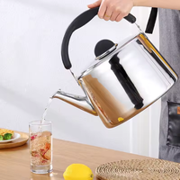Casserole à induction pour la maison et l'extérieur, chauffe-eau, bouilloire à sifflet, théières, bouilloire à eau chaude, bouilloire en acier inoxydable