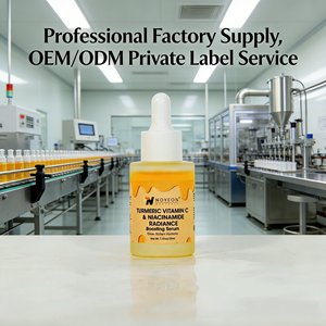 Sérum Visage Éclaircissant <span class=keywords><strong>Anti</strong></span>-Âge au Curcuma, Vitamine C et Niacinamide, Marque Blanche, Vente en Gros, Fabrication Professionnelle - Product Image 1