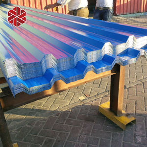 Lembar Atap Logam Bergelombang Hitam Gi Ppgl Dicat Baja Warna - Product Image 5