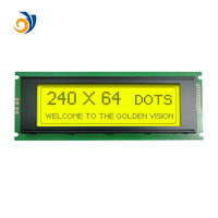 Modules LCD STN Cob 24064 de haute qualité à vente chaude, écran LCD graphique monochrome 240*64 avec rétroéclairage