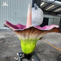 Haichuan Fleur artificielle de cadavre grandeur nature sur mesure, modèle de Titan Arum Animatronique pour la décoration de parc de jardin botanique