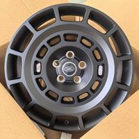 Nouvelles jantes en alliage d'aluminium forgé sur mesure de 18 à 22 pouces, 6061-T6, design rétro à mailles, noir mat, robustes, pour Defender et Discovery