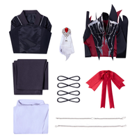 Costume de cosplay de style vampire pour homme, personnage de la cinquième personnalité, tenue de fête gothique d'Halloween, uniforme steampunk avec cape