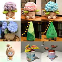 Pesanan Grosir OEM Boneka Plushie 8 inci Daun Maple Oranye Lembut Menggemaskan Lucu Bantal Daun Musim Gugur Hadiah