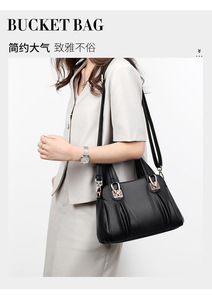 Custom Designer Wholesale Brand Fashion Latest Tote Pu Handbag <b>Large</b> <b>Shoulder</b> Hand <b>Bag</b> for Women - Product Image 2