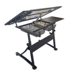 طاولة رسم بتصميم احترافي للفناين طاولة منحنية للحرف اليدوية للفن رسومات مائية رسم رسم - Product Image 6