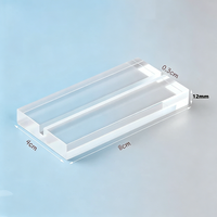 Supports de Présentation en Acrylique Transparent Premium pour Panneaux d'Identification de Bureau et Menus – Supports de Cartes de Visite et Porte-Menus en Acrylique – Plusieurs Tailles Disponibles