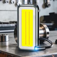 Lampe de travail magnétique rechargeable 500 lumens, lampe d'inspection COB, col de cygne flexible, lampe de réparation LED pour mécanicien, garage, atelier