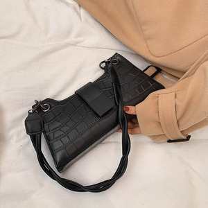 กระเป๋าโท้ทพกพาสะดวกสำหรับผู้หญิง ดีไซน์ทันสมัยลายจระเข้สไตล์เรโทร - Product Image 2