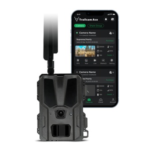 Caméra <span class=keywords><strong>de</strong></span> surveillance <span class=keywords><strong>de</strong></span> la faune 4G HD alimentée par l'IA, application cloud, caméra <span class=keywords><strong>de</strong></span> <span class=keywords><strong>chasse</strong></span> sur sentier solaire OEM ODM - Product Image 1