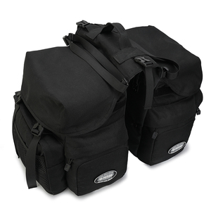 <span class=keywords><strong>Sacoche</strong></span> <span class=keywords><strong>de</strong></span> vélo imperméable 50L pour porte-bagages arrière avec crochets réglables et poignée <span class=keywords><strong>de</strong></span> transport pour le cyclisme et les voyages - Product Image 3