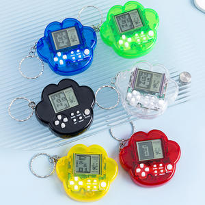 Mignon et créatif, mini console de <span class=keywords><strong>jeu</strong></span> en forme de griffe de chat, porte-clés, jouet électronique portable pour enfants, cadeau pour filles, collection - Product Image 6