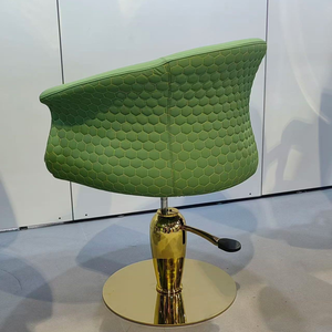 Equipo Moderno para Salón de Belleza, Muebles para Salón de Belleza, Silla de Barbero Giratoria Verde para Corte y Peinado de Cabello - Product Image 2