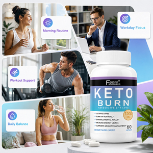 Pastillas Keto Burn para Pérdida de Peso, 1200 Mg, Quemador de Grasa Cetogénico Natural Avanzado, con <span class=keywords><strong>Dieta</strong></span> Cetónica para Adultos, 60 Cápsulas - Product Image 3